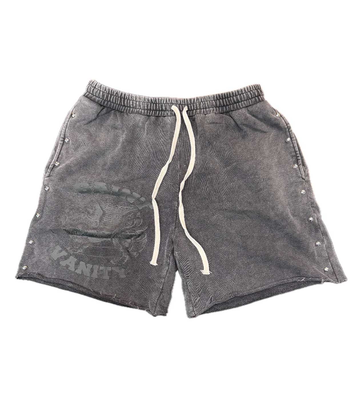 Saint Vanity Terry Shorts Black