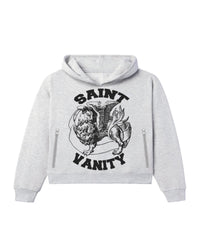 Saint Vanity Varsity Hoodie Grey
