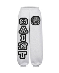 Saint Vanity Varsity Sweatpants Grey
