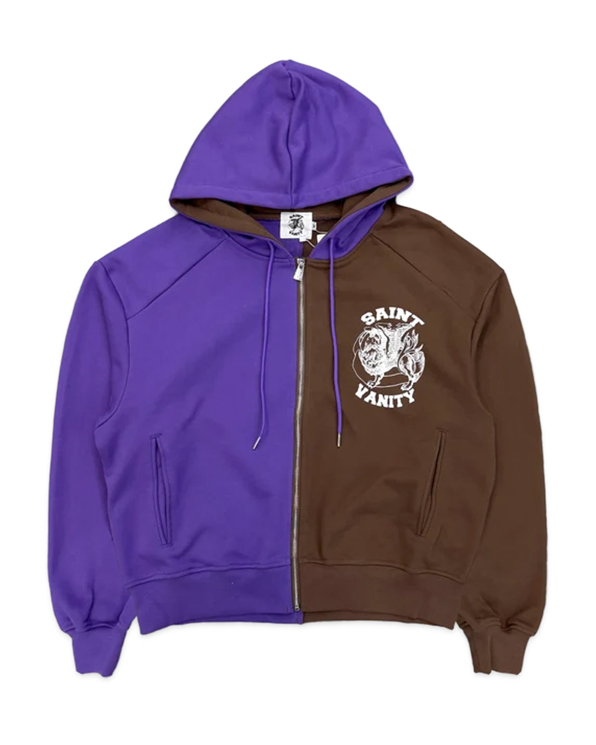 Saint Vanity What The Saint Jacket Purple/Brown