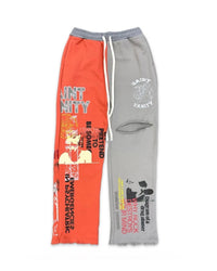 Saint Vanity What The Saint Sweatpants Orange/Grey