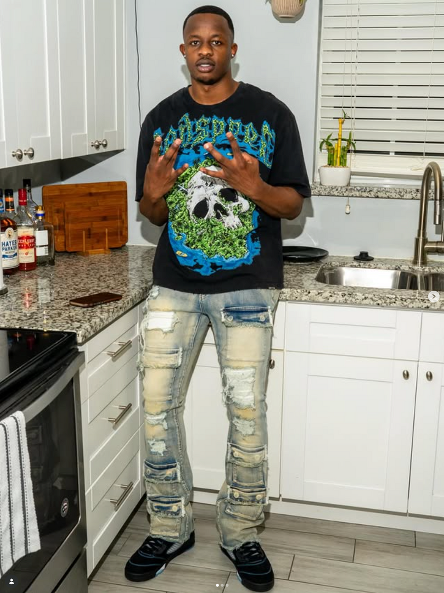 Kevo wearing godspeed