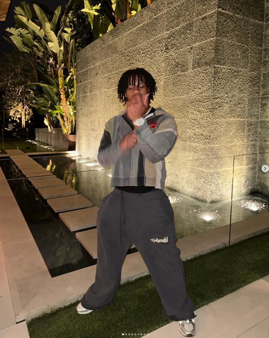 Omarion Hampton Chargers NFL player wearing GV gallery