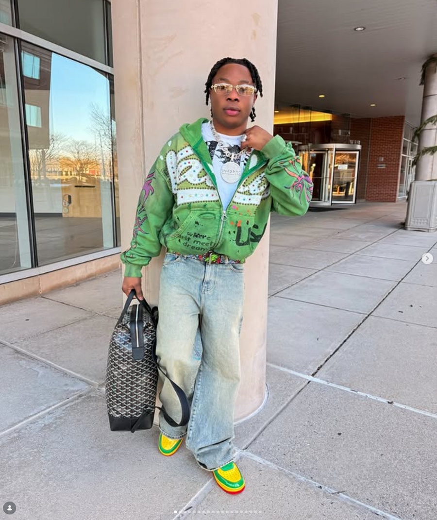 steeve wearing vale forever hoodie
