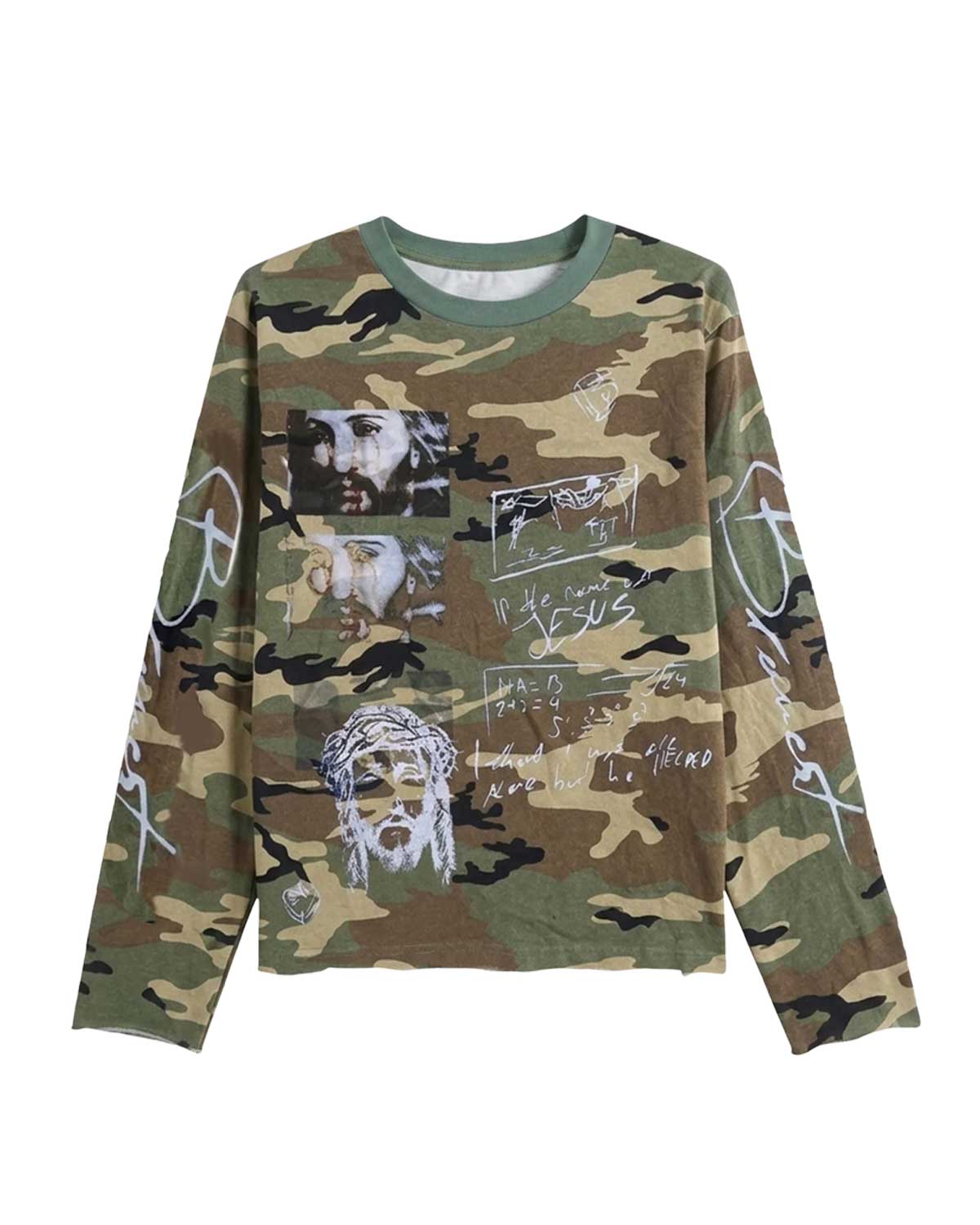 Shepherd LS Tee Camo Green