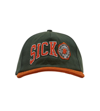 Sicko Trucker Brim Hat Green/Orange