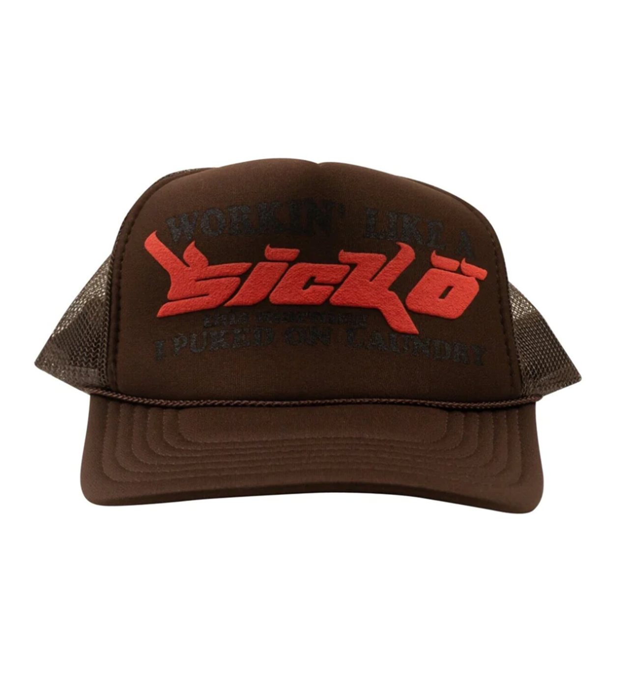 Sicko Trucker Hat Brown – Restock AR