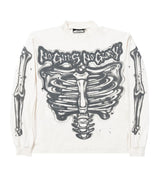 Hellstar Airbrush Bones L/S Tee White