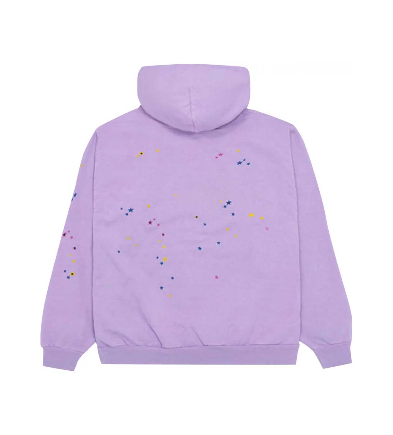 Sp5der Acai Hoodie Purple