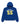 Sp5der 55 University Hoodie navy, fleece hoodie with white Sp5der lettering and yellow 55 appliqué, front view
