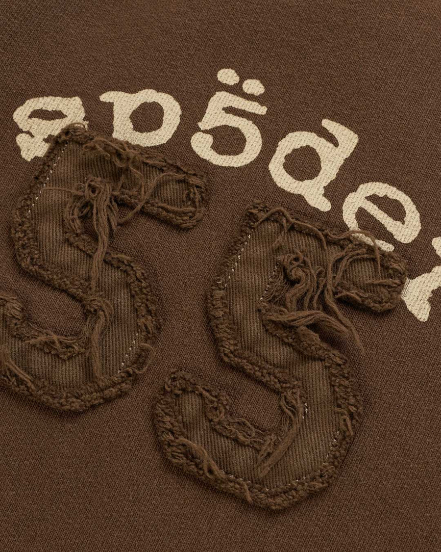 Sp5der 55 University Wide Leg Sweatpants Brown