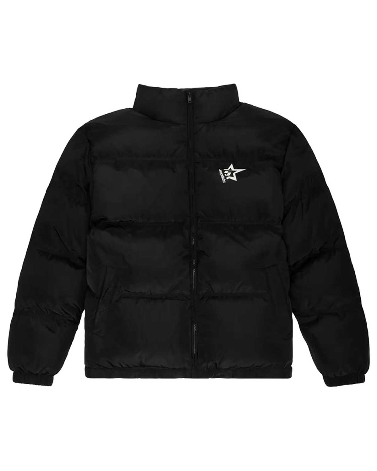Sp5der 5Star Puffer Jacket Black