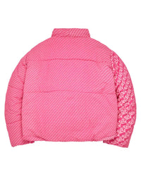 Sp5der 5Star Puffer Jacket Pink