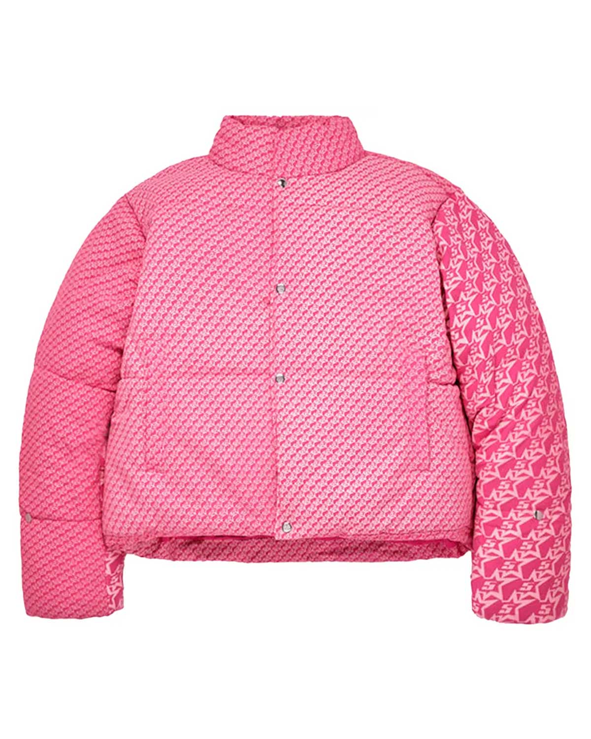 Sp5der 5Star Puffer Jacket Pink
