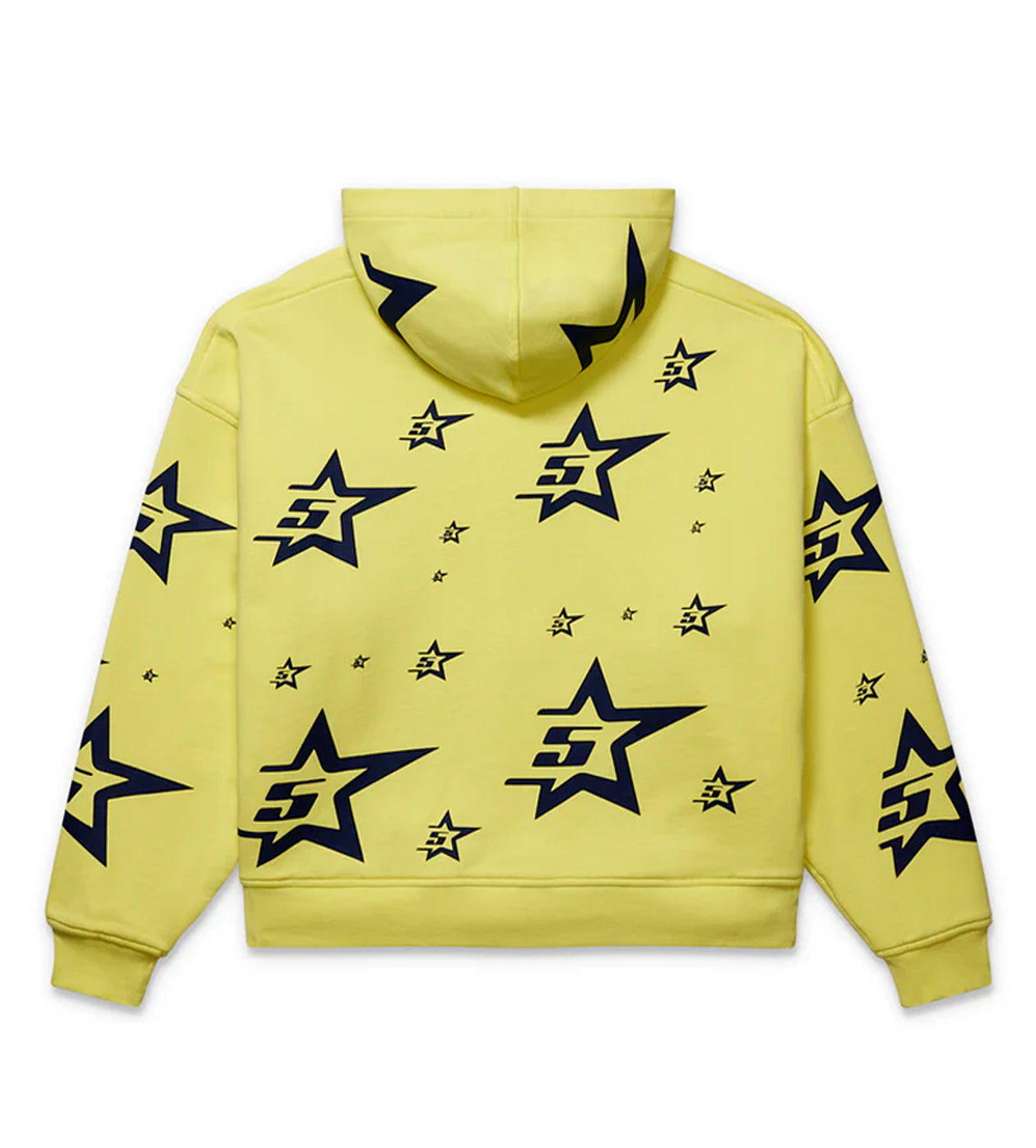 Sp5der 5star Double Layer Zip-Up Hoodie Yellow – Restock AR