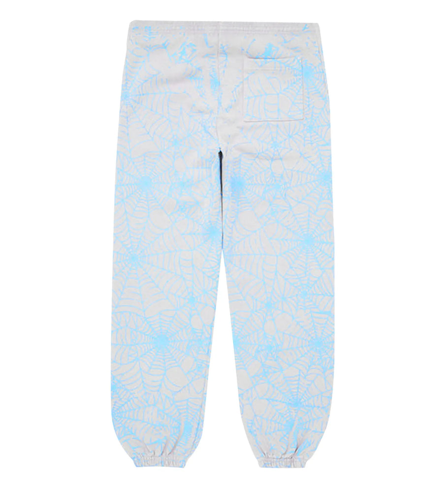Sp5der AOP Web Heather Grey Sweatpants