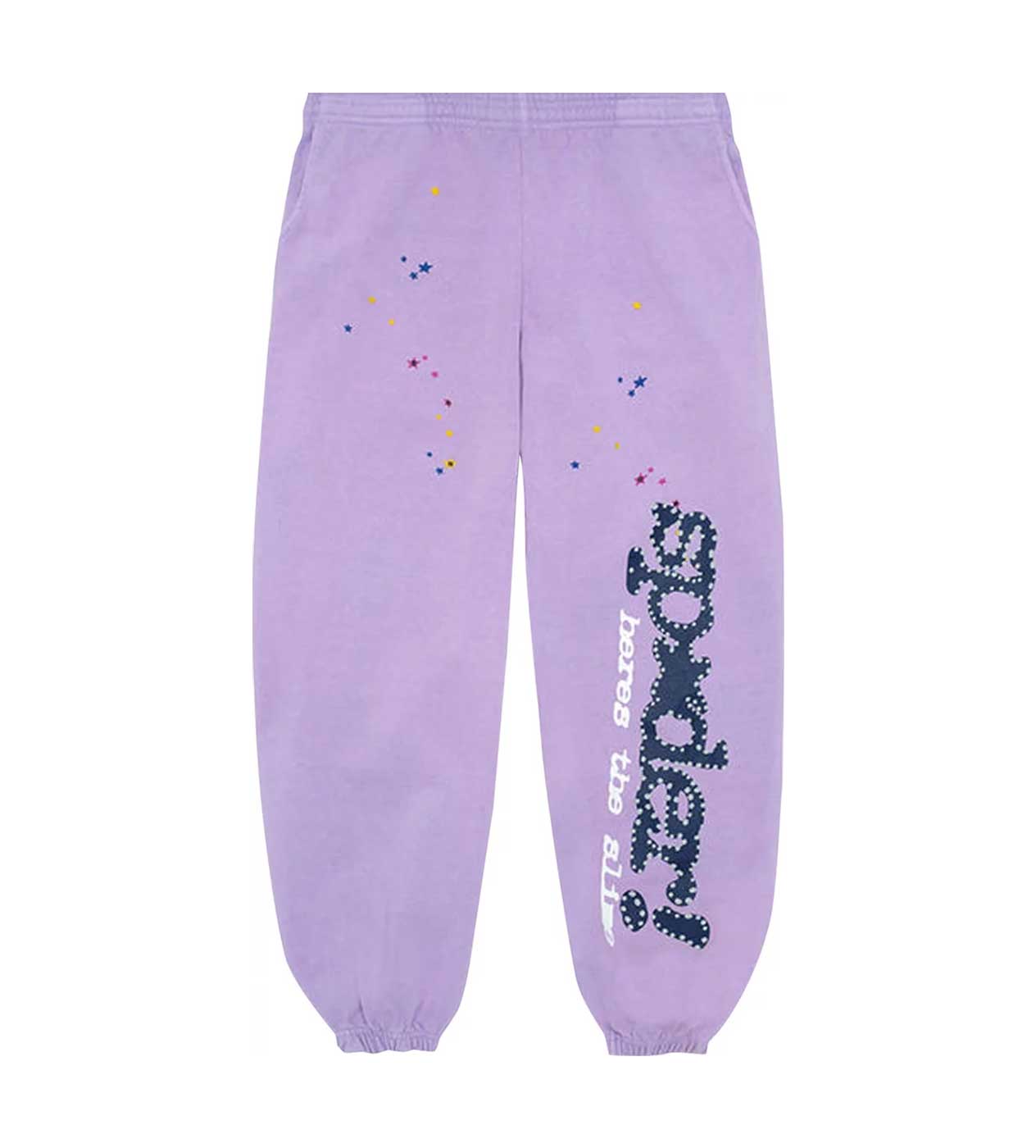 Sp5der Acai Sweatpants Purple Front