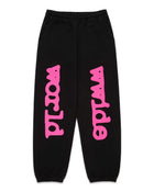 Sp5der Angel Number Beluga Sweatpants Black/Pink