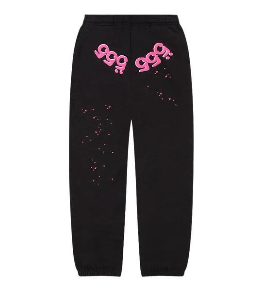 Sp5der Angel Number Sweatpants Black – Restock AR