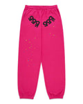 Sp5der Angel Number Sweatpants Pink