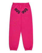 Sp5der Angel Number Sweatpants Pink