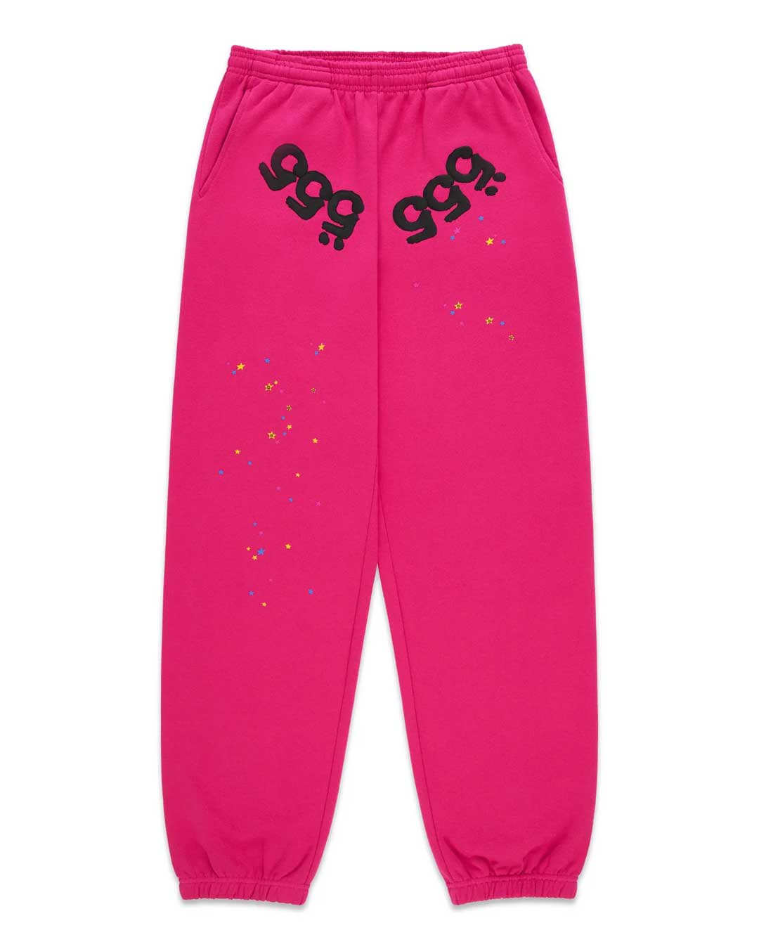 Sp5der Angel Number Sweatpants Pink