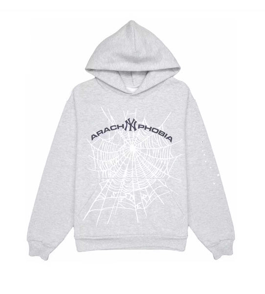 Sp5der Wait Web Tracksuit Slate Grey | spiderhoodie.org