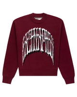 Sp5der Arachnophobia Sweater Burgundy
