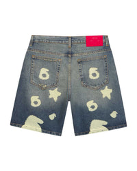 Sp5der Beluga Denim Short Indigo