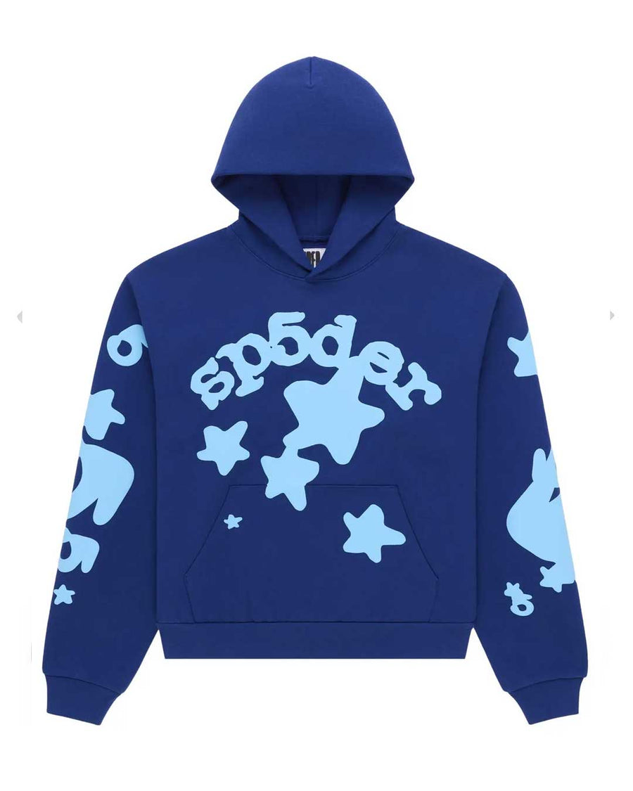 Sp5der Beluga Hoodie Navy/Blue