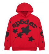 Sp5der Beluga Red Hoodie