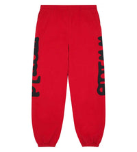 Sp5der Beluga Red Sweatpants front view