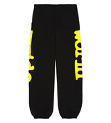 Sp5der Beluga Sweatpants Black/Yellow