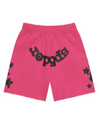 Sp5der Beluga Sweatshorts Pink