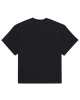 Sp5der Beluga Tee onyx, plain black back with no graphic, back view