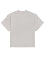 Sp5der Beluga Tee plastic, plain bone grey back with no graphic, back view