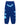 Sp5der Beluga V2 Sweatpants navy/blue, navy sweatpants with light blue puff Sp5der lettering, front view