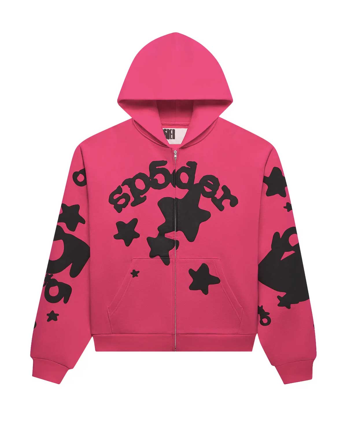 Sp5der T&F Zip-Up Hoodie Black/Yellow – Restock AR