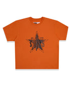 Sp5der Big Star LW Tee Red Orange