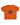 Sp5der Big Star LW Tee red orange, burnt orange cotton tee with a distressed black five-point star, front view