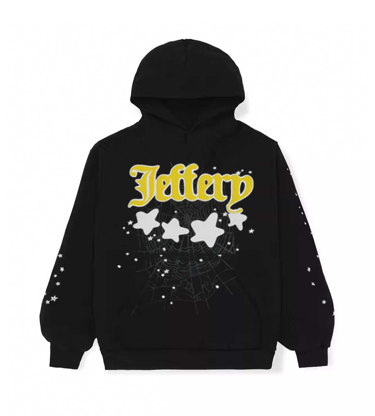 Sp5der Black Jeffery Hoodie