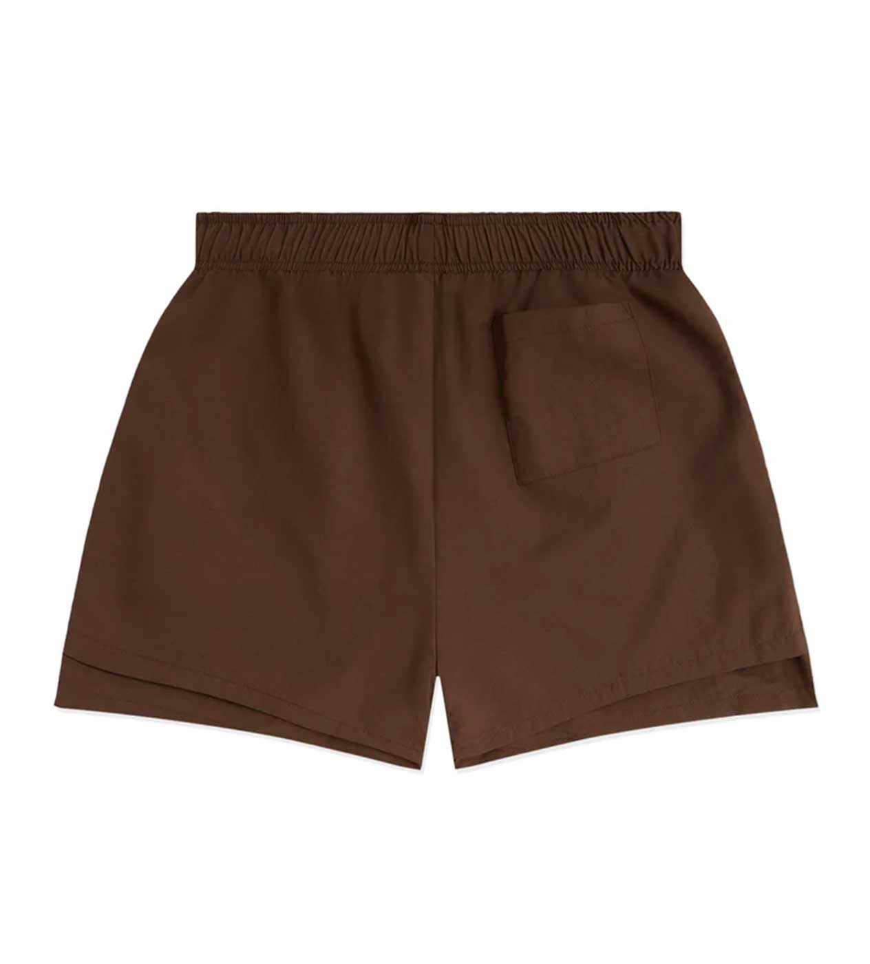 Sp5der Brown OG Web Double Layer Short back