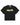 Sp5der Bubble Tee onyx, black boxy tee with lime-yellow bubble Sp5der logo, front view