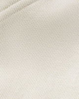Sp5der Campers Field Zip Up Hoodie onyx, close-up of the red reverse-print script detail