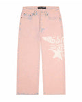 Sp5der Champions League Jeans Pink