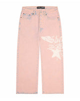 Sp5der Champions League Jeans Pink