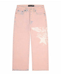 Sp5der Champions League Jeans Pink