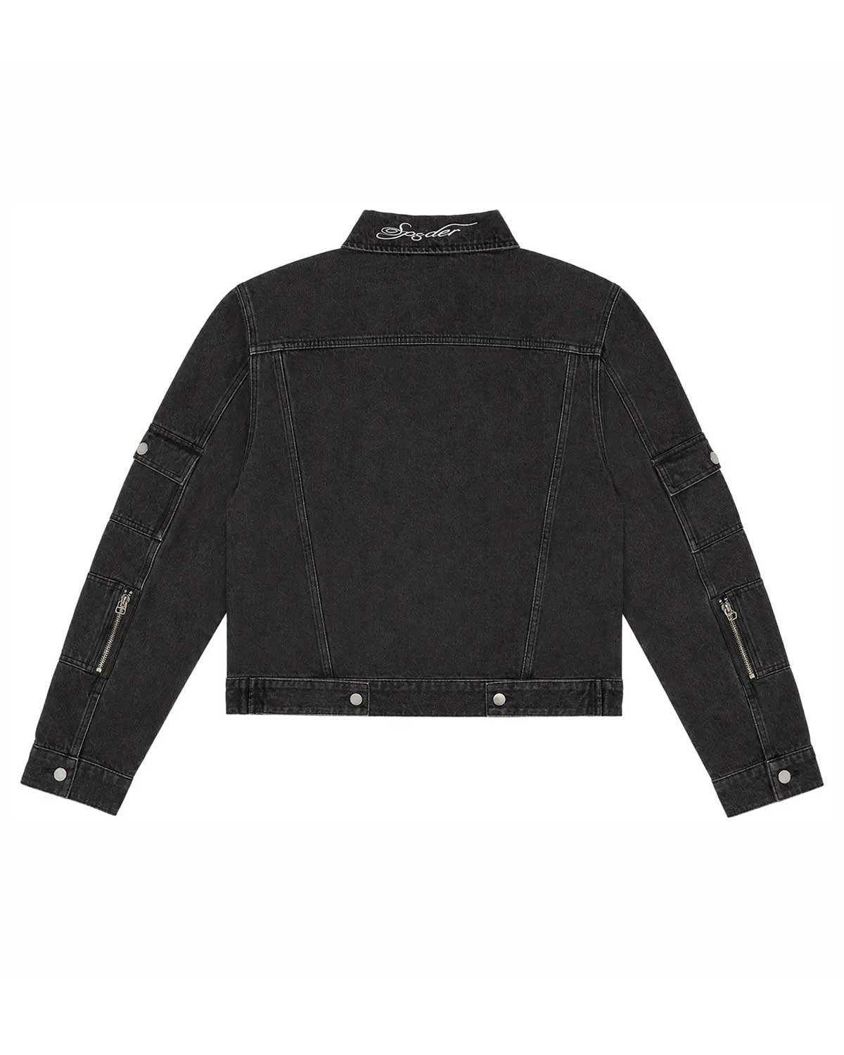 Sp5der Champions League Trucker Jacket Black