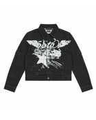 Sp5der Champions League Trucker Jacket Black