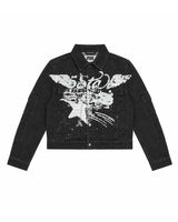 Sp5der Champions League Trucker Jacket Black